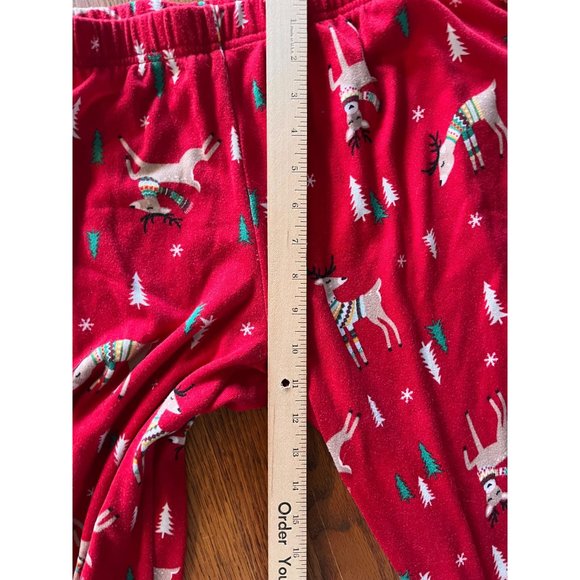 Christmas Pajamas Womens Medium 8-10 Sleepwear Oh Deer 2 pc - Picture 12 of 12